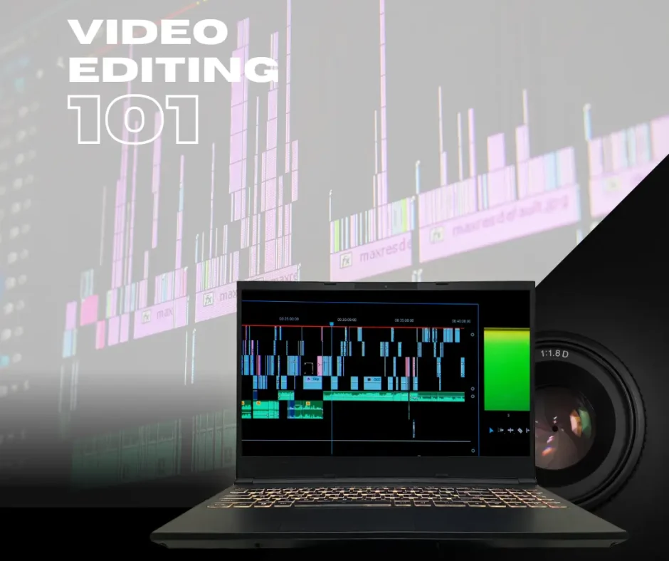 Video editing workshop promo instagram post