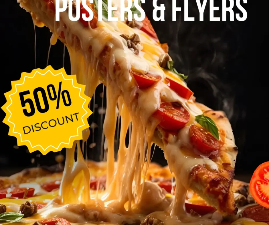 pizza flyer postern